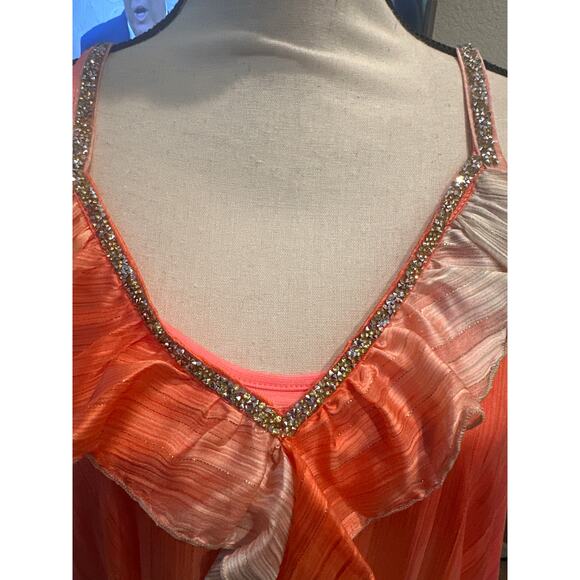 Women’s Casting Made in France Top with Rhinestone. Size Large - Picture 3 of 5